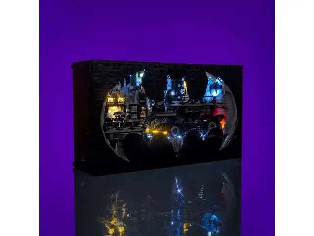 LIGHT MY BRICKS Beleuchtungsset für LEGO® Batcave™ - Schattenbox #76252