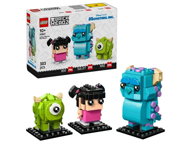 LEGO® Sulley, Mike und Boo Figuren
