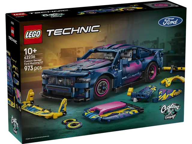 LEGO® Ford Mustang GT Auto aus der Tuning-Werkstatt