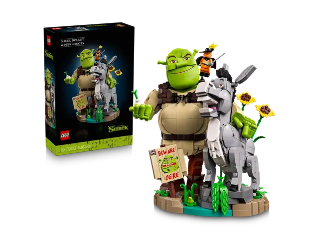 LEGO® Shrek, Esel und Der Gestiefelte Kater
