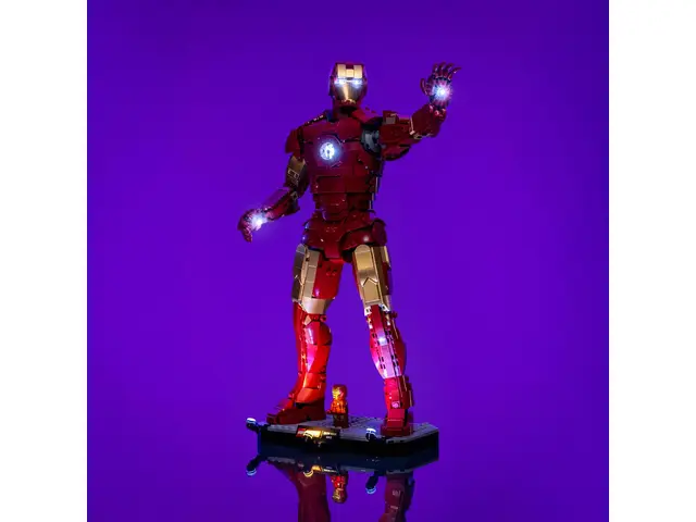 LIGHT MY BRICKS Beleuchtungsset für LEGO® Iron Man Mark 3 Collectors' Edition #76344