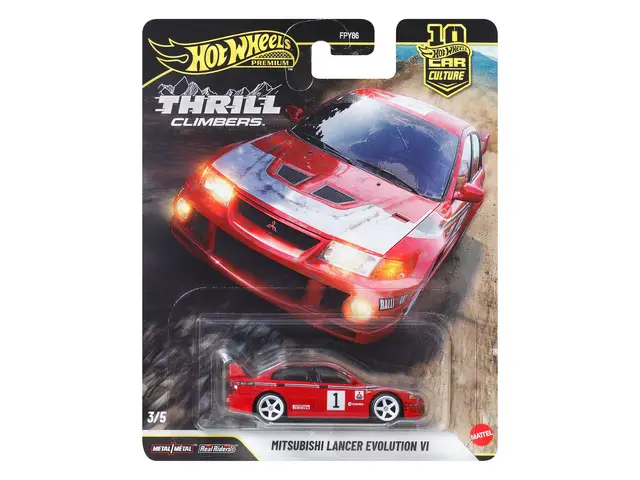 MATTEL Hot Wheels 2026 - Thrill Climbers - Mitsubishi Lancer Evolution VI - JKF19