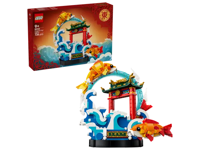 LEGO® Karpfen Springt übers Drachentor