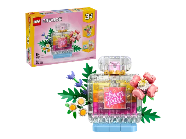 LEGO® Parfümflasche mit Blumendeko