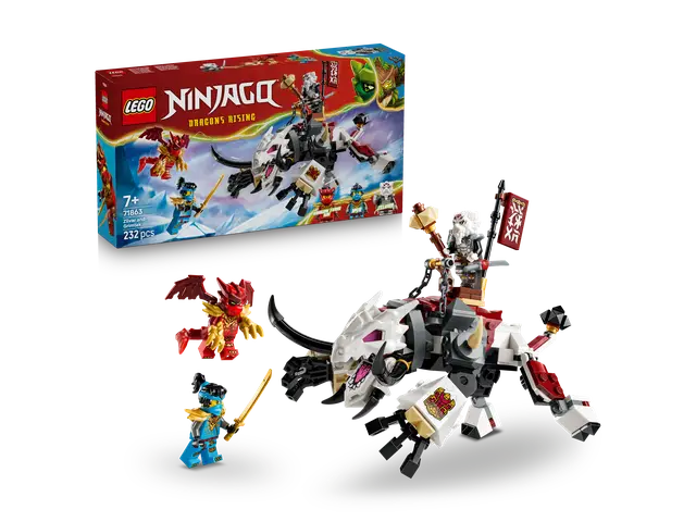 LEGO® Zilvar auf seinem Drachentier Grimtak