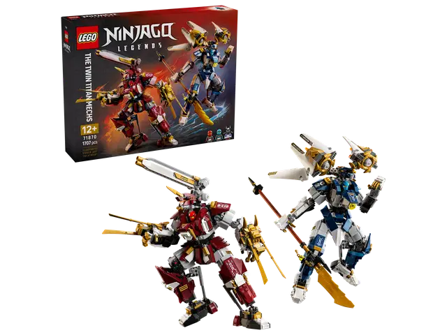 LEGO® Die Zwillings-Titanmechs