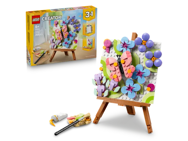 LEGO® Deko-Blumengemälde
