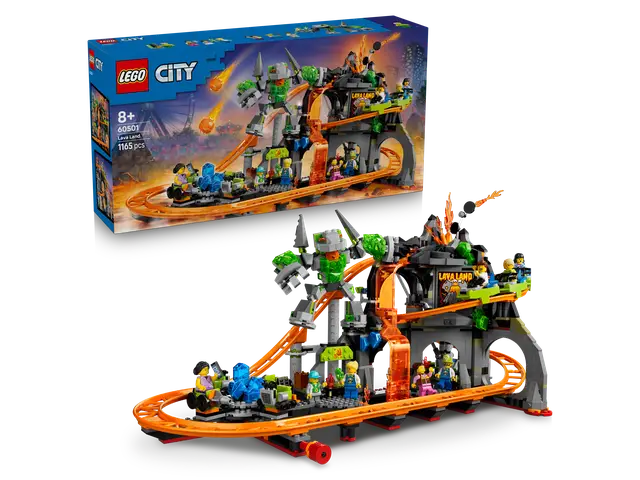 LEGO® Lava Land Roller Coaster Park