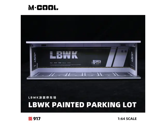 MOREART 1/64 LBWK Painted Parking Lot - with lights MC914917