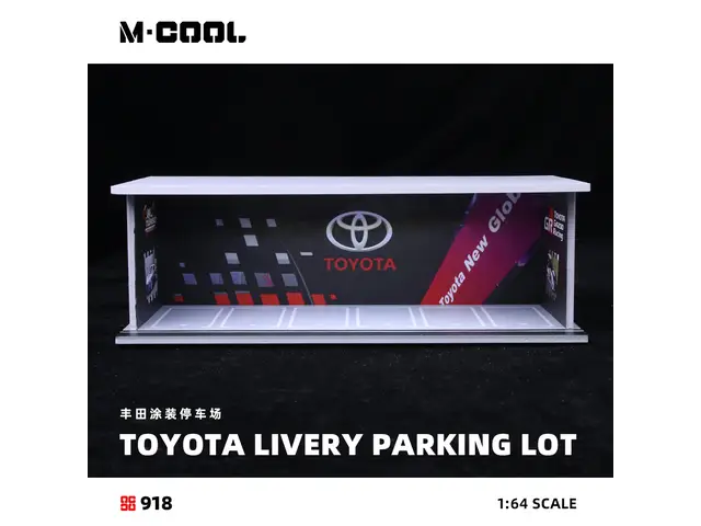 MOREART 1/64 Toyota Painted Parking Lot - with lights MC914918