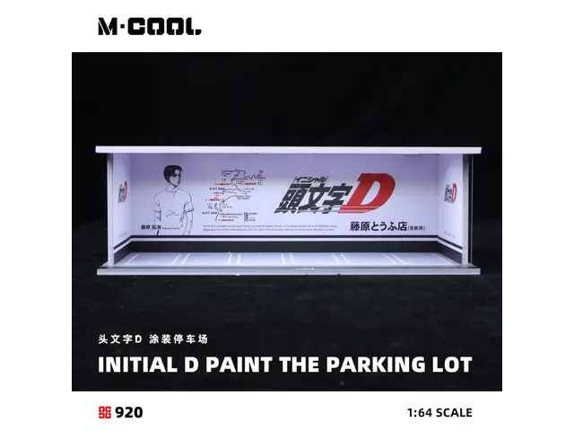 MOREART 1/64 Initial D Livery Parking Lot - with lights MC914920