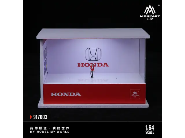 MOREART 1/64 Honda Turntable Showroom Simulation Model MO917003