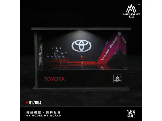MOREART 1/64 Toyota Turntable Showroom Simulation Model MO917004