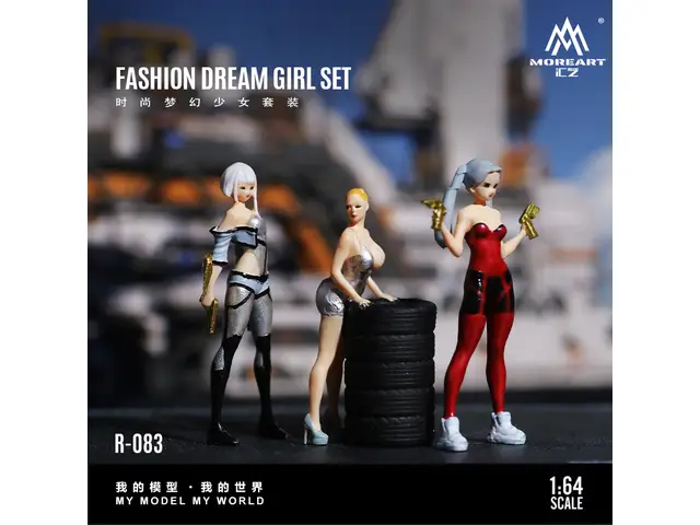 MOREART 1/64 Fashionable and Dreamy Girl Set MO223083