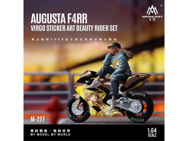 MOREART 1/64 Augusta F4RR Virgo Latte Art Beauty Knight Set MO222227