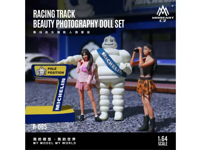 MOREART 1/64 Sports Field Beauty Photography Mascot Set MO223085