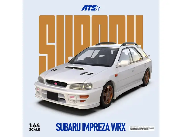 ATS 1/64 Subaru Impreza WRX - White ATS881503