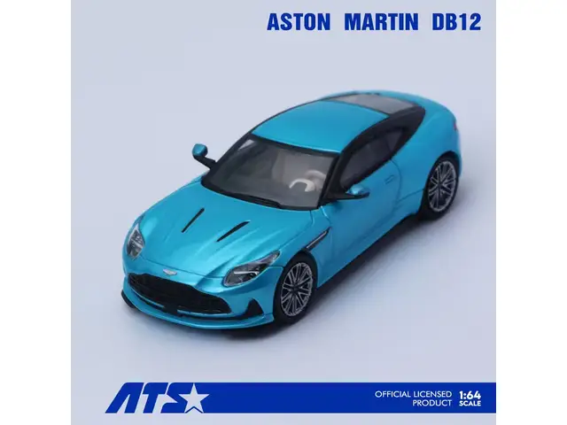 ATS 1/64 Aston Martin DB12 - Tiffany Blue ATS881302