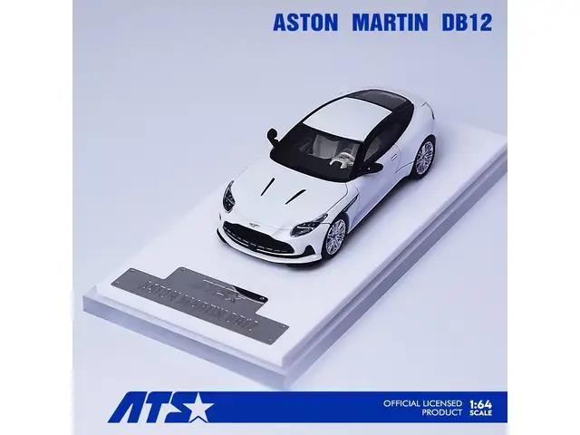 ATS 1/64 Aston Martin DB12 - Pearl White ATS881301