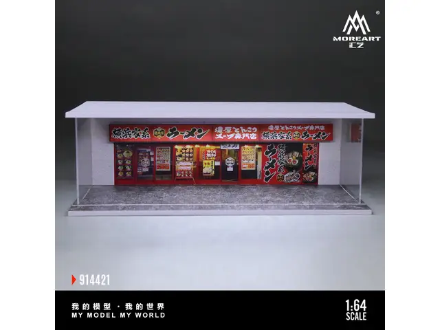 MOREART 1/64 Yokohama Ramen Scene - Lighted Version MO914421