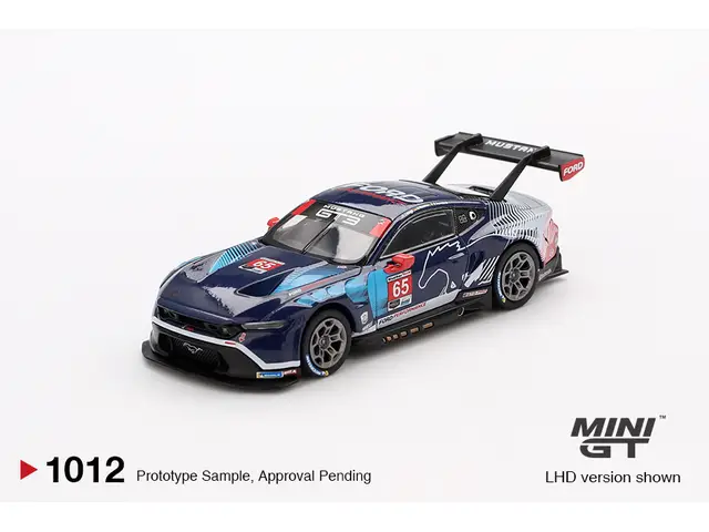 MINI GT 1/64 2024 Ford Mustang GT3 #65 Ford Multimatic Motorsports Daytona 24 hrs, various