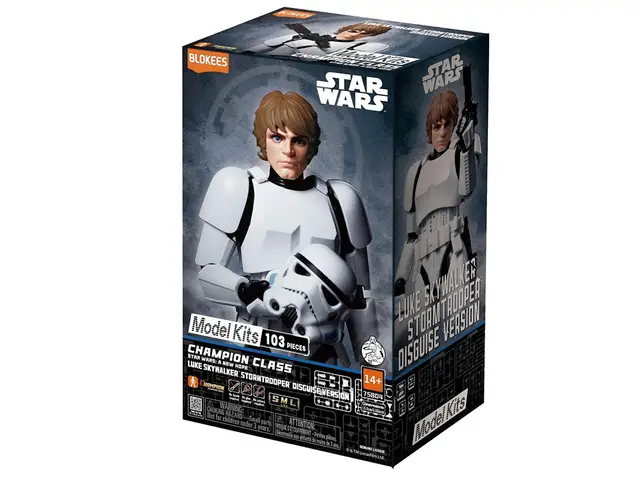 BLOKEES Star Wars Blokees Champion Class 04 Luke Skywalker Stormtrooper Version Déguisement