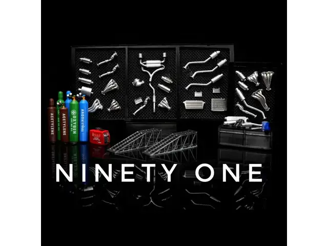 NINETYONE 1/64 Pipe Shop Diecast Premium