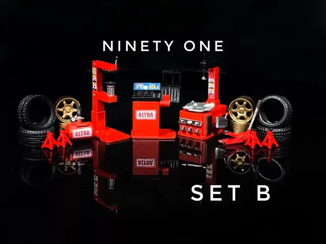 NINETYONE 1/64 Tire Shop Diecast Premium