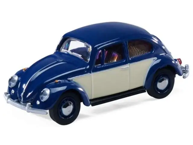 SCHUCO 1/64 Volkswagen Kever 2-tone, blue/beige