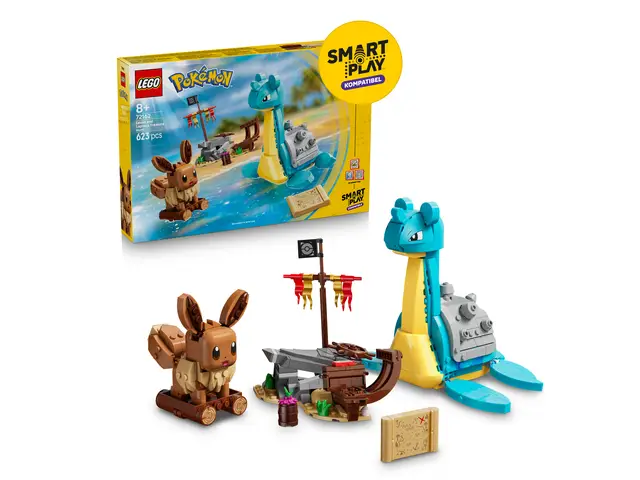 LEGO® SMART Play™: Evoli und Lapras auf Schatzsuche