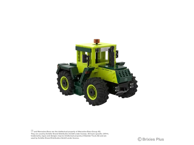 BRIXIES BRIXIES Plus MB-Trac 1300 – Échelle 1:30, couleur : Lime-DG