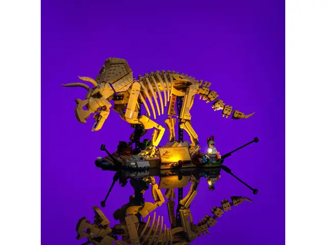 LIGHT MY BRICKS Beleuchtungsset für LEGO® Jurassic World Dinosaurier-Fossilien: Triceratops #77985