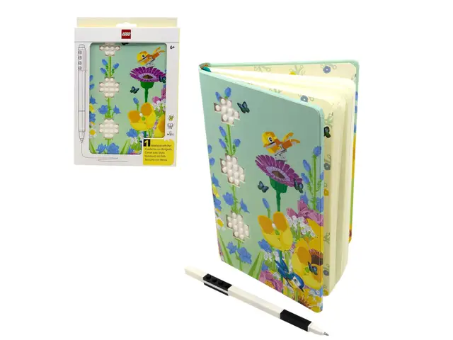 LEGO® Stationery Botanical Reclaim & Recycle Notizbuch gepunktet mit Gelschreiber