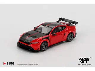 1/64 2025 Ford Mustang GTD, race red (MGT01196)