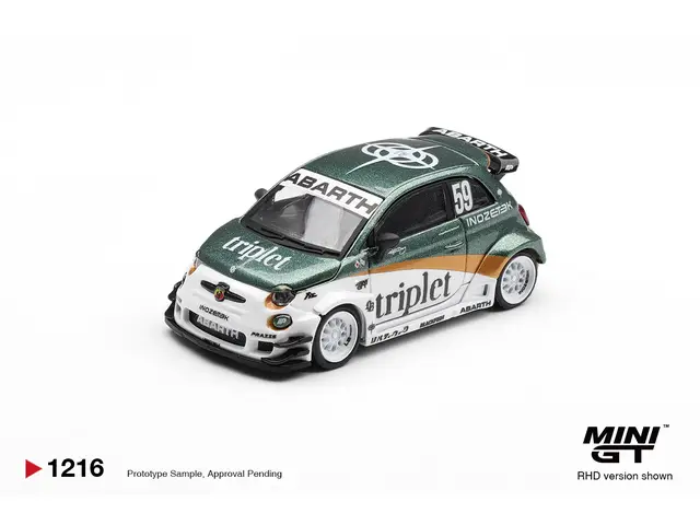 MINI GT 1/64 2026 Fiat 595 Abarth LB-Works TY Edition, various
