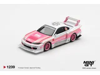 1/64 2026 Nissan Silvia (S15) LB-Super Silhouette Amoculture, white/pink (MGT01239-R)