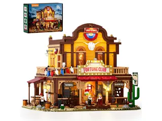 Western Lucky Saloon LED Klemmbaustein-Set (14019)
