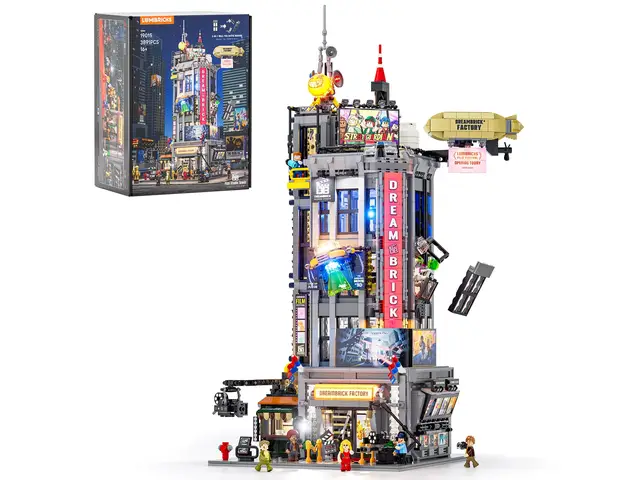 LUMIBRICKS Film Studio Tower Construction Set
