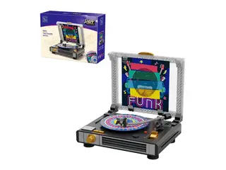 Retro-Plattenspieler Klemmbausteinset für Erwachsene (85072)