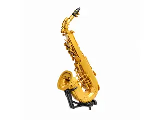 Retro-Saxofon Bauset für Erwachsene, Klemmbausteine mit Ständer (85078)