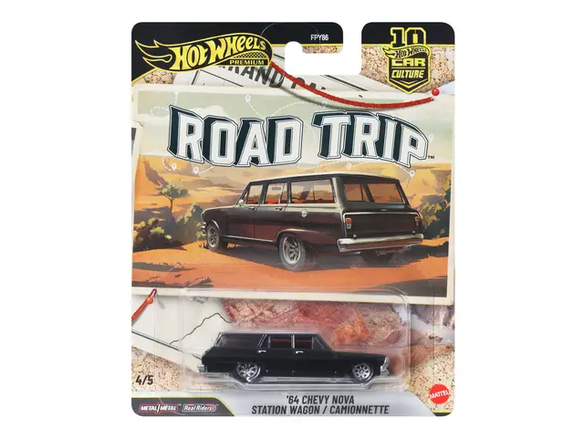 MATTEL 1/64 1964 Chevy Wagon
