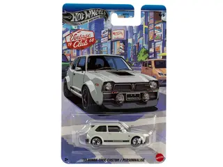 1/64 1973 Honda Civic Custom, white (JKY23)