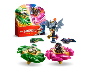 LEGO Ninjago - Le combat de toupies Lloyd contre Ras - 71875