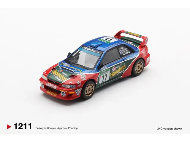 MINI GT 1/64 2000 Subaru Impreza WRC98 #17 Rally New Zealand, various