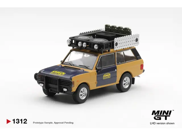 MINI GT 1/64 1981 Land Rover Range Rover *Camel Trophy* H.Fischer/W. Bays Sumatra