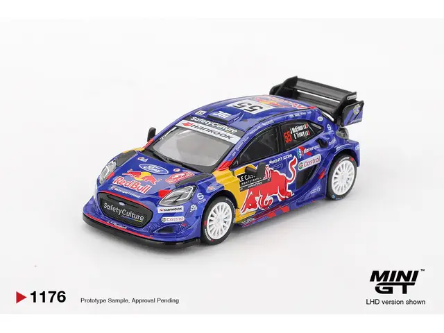 MINI GT 1/64 2025 Ford Puma Rally 1 #55 M-Sport Ford Rally Monte Carlo, various