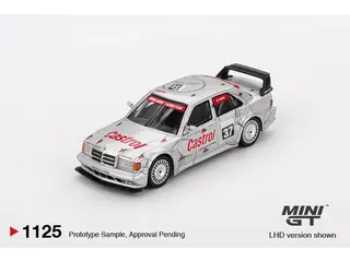 1/64 1995 Mercedes-Benz 190E 2.5-16 Evolution II #37 Asia Touring Car Championship, grey/red (MGT01125-L)