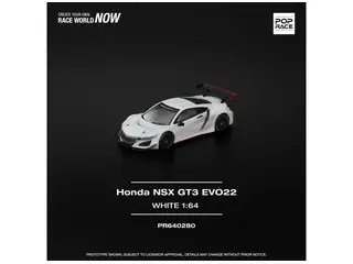 1/64 Honda NSX GT3 EVO22, white (PR640280)