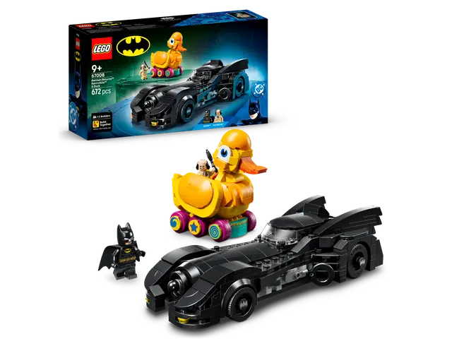 LEGO® La Batmobile™ et le canard de Batman : Le Défi